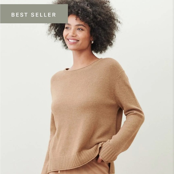 Jenni Kayne Camel Everyday Sweater, Size Small - Picture 1 of 6
